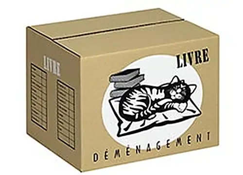 Carton déménagement livre