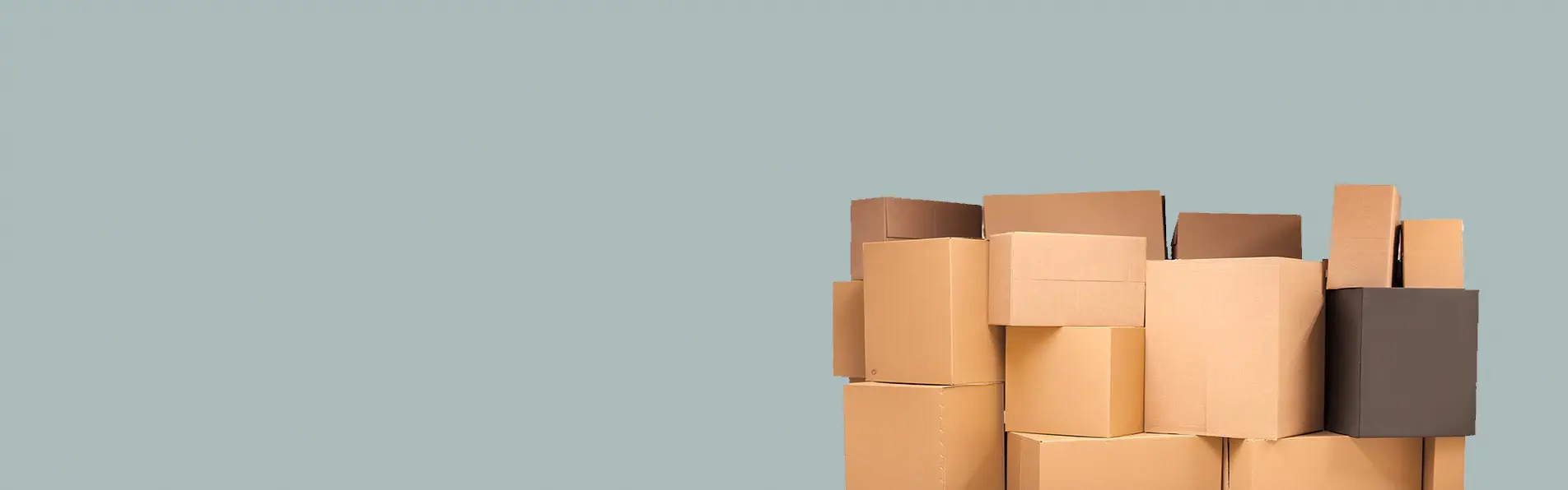 Cartons de déménagement de différentes tailles
